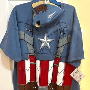 UNWORN WITH TAGS Marvel Captain America Halloween Costume with Mask
